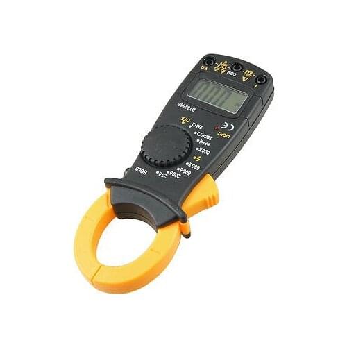 50pcs DT3266F Electric Voltmeter Ammeter AC/DC/OHM LCD Multimeters Handheld Resistance Mini Clamp tools