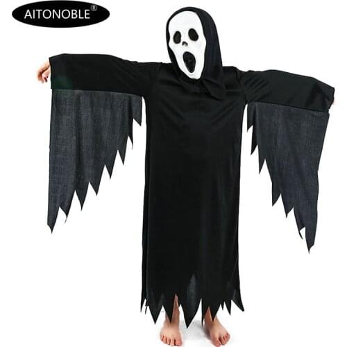 2020 Aitonoble New Costume Kids Costume Supergir Dress Girls Dress Hat Cosplay Halloween Costume For Children All Saints' Day