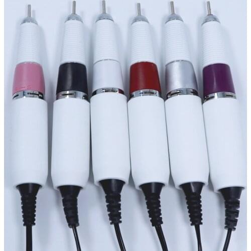 30000RPM Nail Drill Handle Handpiece Professional Electric DC plug Accessories Nail Art Tools DC hole Universal Pen Drill Silver