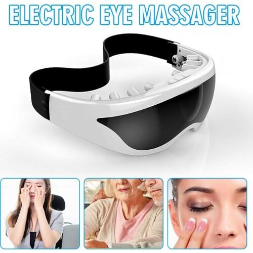 Electric Eye Massager Magnetic Vibration Pain Relieve Eye Fatigue Care Therapy Massager Eye Care Fatigue Stress Relief