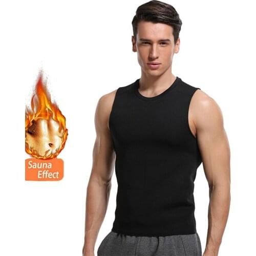 2020 New Neoprene Body Shaper Men Shapers Slimming Waist Trainer Tummy Reducing Promote Sweat Shapewear Male Modeling Vest