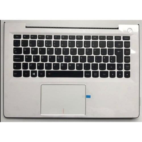 Brand new original for Lenovo U31-70 500S-13ISK laptop case palm rest with UK English keyboard white and black shell cover