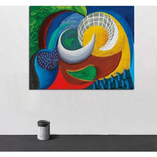 David Hockney Wallpaper Vintage Canvas Painting Print Living Room Home Decoration Modern Wall Art Oil Painting Posters Pictures