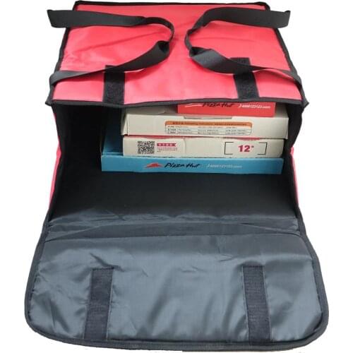 PK-59P: 18 - 20 Inch Pizza Delivery Tote Bag, Thermal Delivery Bags, Hot Pizza Bag, 20" L x 20" W x 7" H