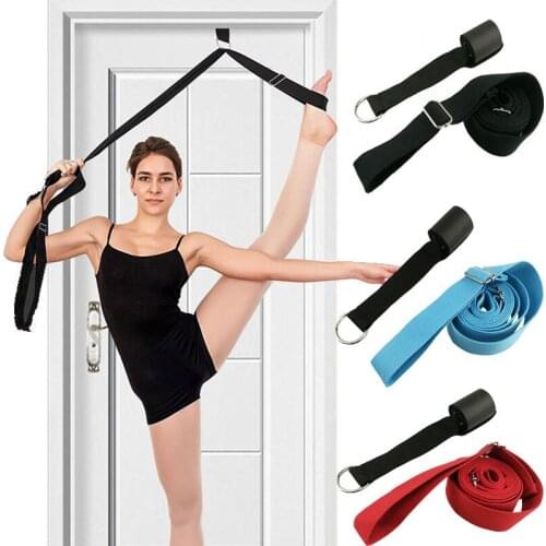 Yoga Belt Resistance Rubber Bands Indoor Outdoor Fitness Exercises Equipment Cotton Sport Body Training Workout Elastic Bands