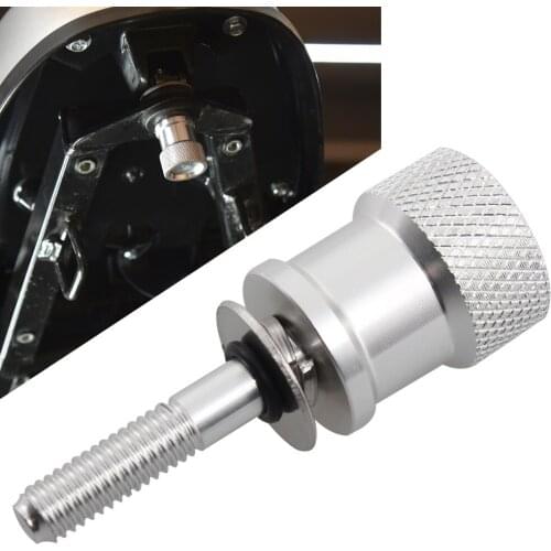 Silver Motorcycle Rear Fender Passenger Seat Bolt Screw Removal Tool-less Quick Release For BMW R NINE T Scrambler 2014-2020