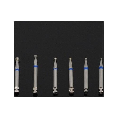 Dentistry Lab Diamond Burs 10x Low Speed For RA 2.35mm Shank Handpiece Polisher