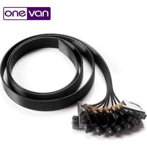 Epson R2000 R1800 R1900 R2880 P400 P408 UV printer ink tube 8 rows damper black ink tube 8 DTG digital 8-color ink tube