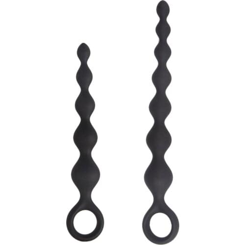 Butt Plug Vibrator Pull Beads Dilator G-spot Prostate Massager Adult Sex Toys for Man and Woman