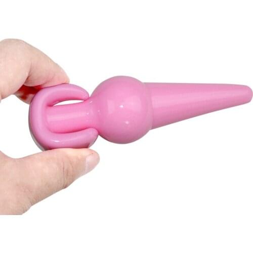 Female Anal Masturbator, Anal Expander, Four-Piece Silicone Anal Plug