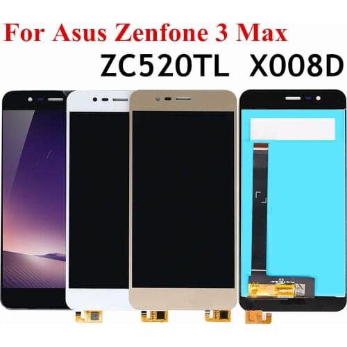 5.0" For Asus Zenfone 3 Max ZC520TL X008D LCD Display Touch Panel Screen Digitizer Assembly for ASUS ZC520TL X008D LCD