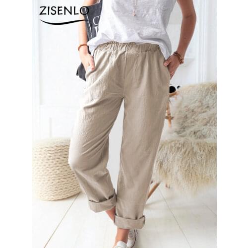ZISENLO Women's Straight Trousers
