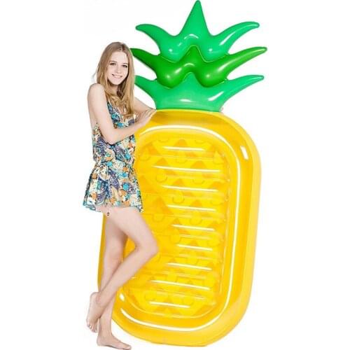 180cm Inflatable Swimming Pool Pineapple Pool Float Swimming Float Adult Swim Ring Pool Toys Pool Tube