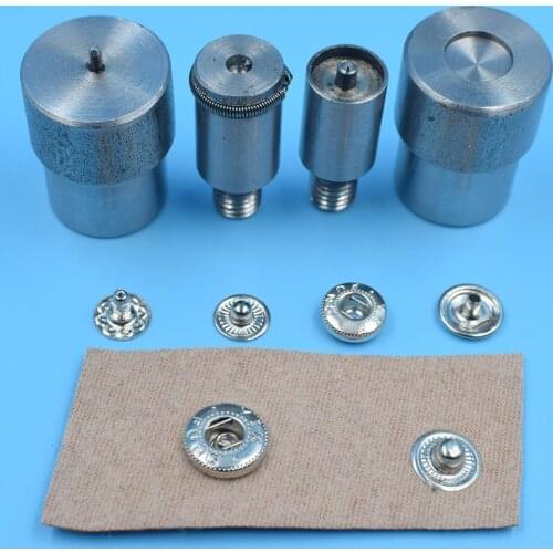 50 sets silver/bronze/black/gold snap buttons press stud with the suited mold DIY Apparel Craft sewing bulk clothing toolkit