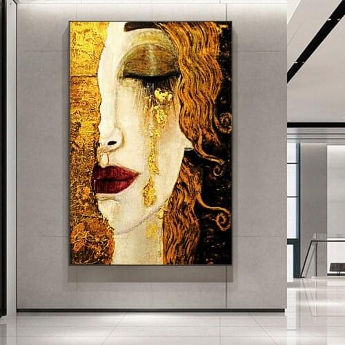 Classic Artist Gustav Klimt Tear Abstract Diamond Painting Rhinestone 5D DIY Diamond Embroidery,Cross Stitch,diamond Mosaic art