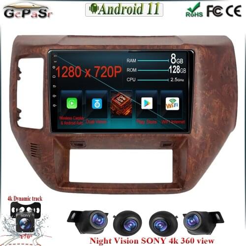 Carplay Android For Nissan Patrol V 5 Y61 2004 - 2021 Car Radio Multimedia Video Player Navigation stereo GPS No 2din no dvd