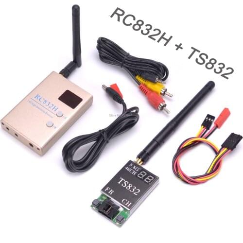 5.8G 600mw 5km Wireless AV Transmitter TS832 Receiver RC832 48ch for FPV Multicopter F450 S500 S550