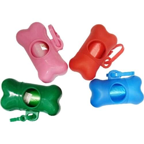 Pet Waste Bag Dispenser For Dog Waste Bag Holder - Plastic Garbage Bag Dispenser Carrier Case,Dog Pet 1 Roll Waste Poop Bags