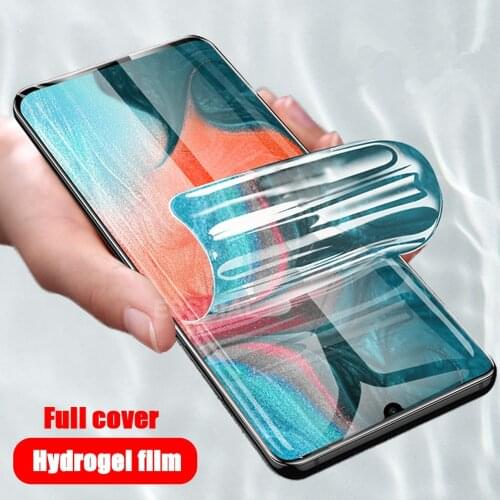 Hydrogel Film For Samsung Galaxy A72 A52 A42 A32 A12 A02 5G/4G Full Cover Water Gel Film Samsun A 72 S21+ Safety Film Not Glass