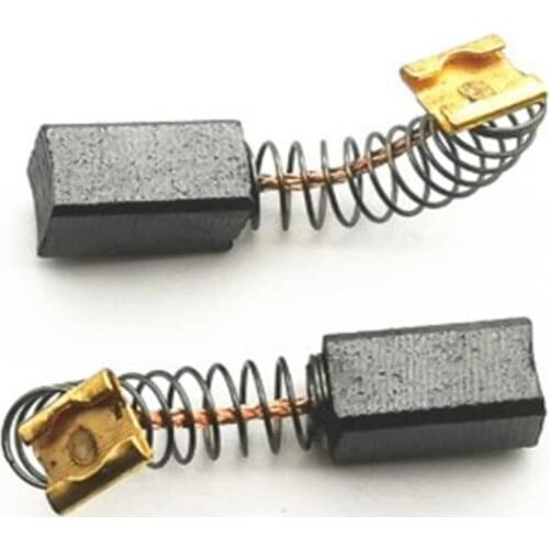 10pcs 1/2" x 9/32" x 1/4" Electric Motor Graphite Power Tool Carbon Brush for Hatachi 999041 6.5x7.5x13mm