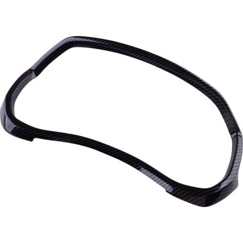 Car Carbon Fiber Style Interior Dashboard Meter Frame Cover Trim Plastic Fit For Dodge Ram 1500 2020 2019