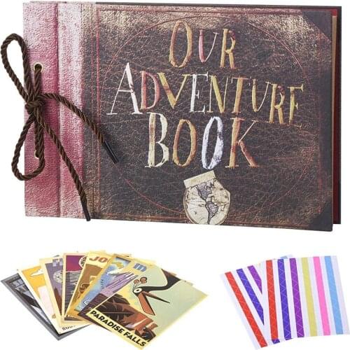 Our Adventure Book, Pixar UP Movie Scrapbook, DIY Wedding Photo Album, Anniversary Gifts