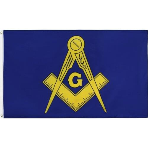 90x150 CM Free Freemasonry Mason Lodge Masonic Flag for Decoration