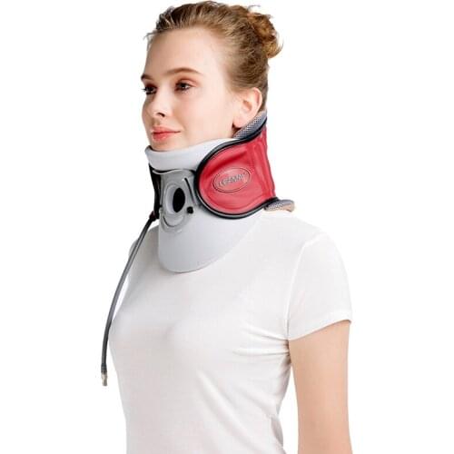 Neck Cervical Vertebra Tractor Back Neck Massager Pain Relief Portable Inflatable Cervical Traction Device Home Use