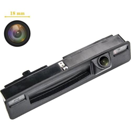 Misayaee HD Car Rear View Reverse Backup Camera Trunk Handle for Ford Escort Ford Focus 3 Hatchback CTCC Ecoboost 2015-2018