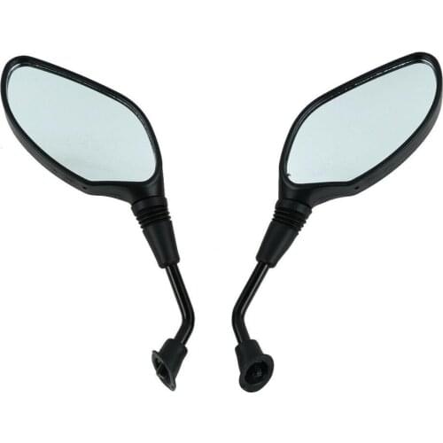 Motorcycle 10mm Black Rear View Mirrors For Honda CB400 CB600F Hornet Shadow Valkyrie ATV