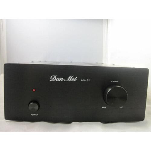 NEW 6N11 Tube X-10D Buffer Pre AMP Base on Musical Fidelity ---Black panel