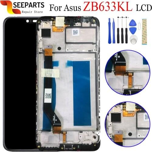 New For Asus Zenfone Max (M2) ZB633KL LCD Display Touch screen Digitizer Panel Assembly Replacement 6.26" For ASUS ZB633KL LCD