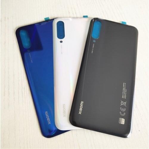 Original Glass Cover For Xiaomi Mi CC9E A3 MiA3 Back Battery Cover Housing Door Rear Case With Adhesive
