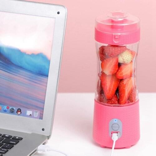 Portable Juicer Blender Personal USB Charging Smoothie Blender Machine Mini Ice Crusher Blender Home Travel Juicer Cup 350ml