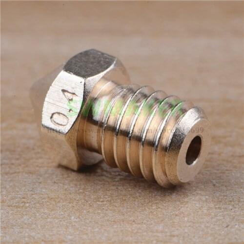 Ultimaker2 UM2 +Extended brass nozzle 0.25mm/0.4mm/0.6mm/0.8mm for Olsson block 1.75/3mm 3D printer parts ( 1pcs)