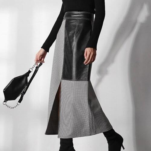 Vinieer Women's Leather Skirts