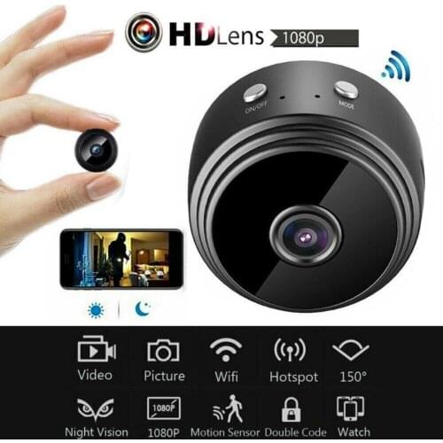 WiFi 1080P HD- Mini Wireless Remote Home Security Camera Night Vision Wireless IP Camera