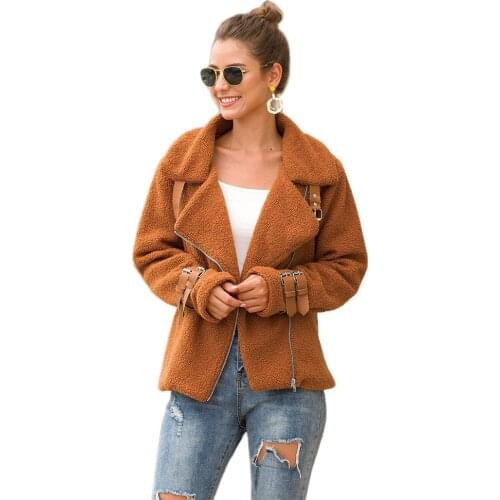 YDTOMM Fur Coats With Collar