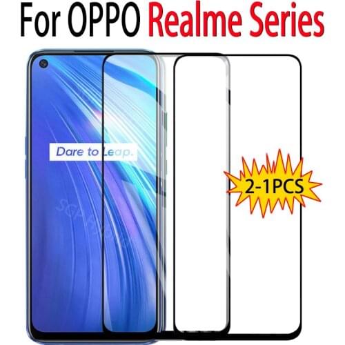 1-2PCS Protective Tempered Glass For Oppo Realme 6 Pro 6i Safety Glass On Realme 6Pro 6 Pro Phone Screen Protector Camera Glass