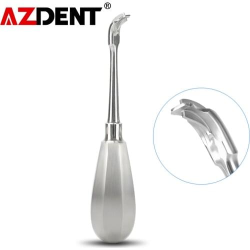 Dental Crown Spreader Drill Dental Restoration Forcep Metal Handle Non-Slip Dental Root Elevator Cross Broken Crown Remover
