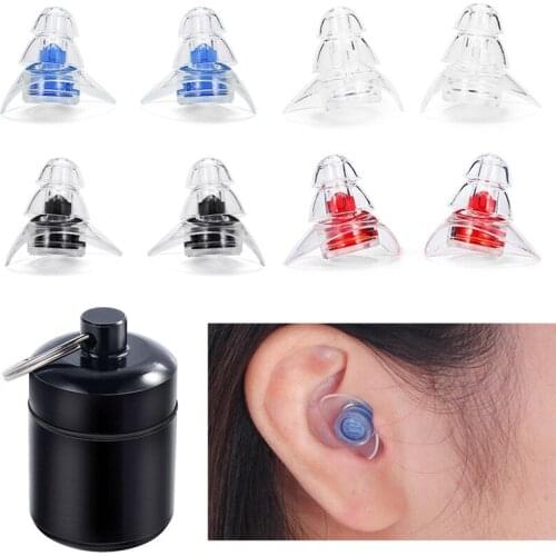 1 Pair/Set Soft Silicone Ear Plugs Anti Noise Snore Earplugs Noise Reduction Sound Insulation Ear Protection Earplugs #293913