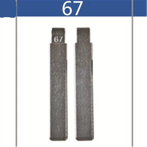 2 Pcs Uncut Replacement Car Key Blade for NEW BMW Car Key No.67 Car Key Blank Blade