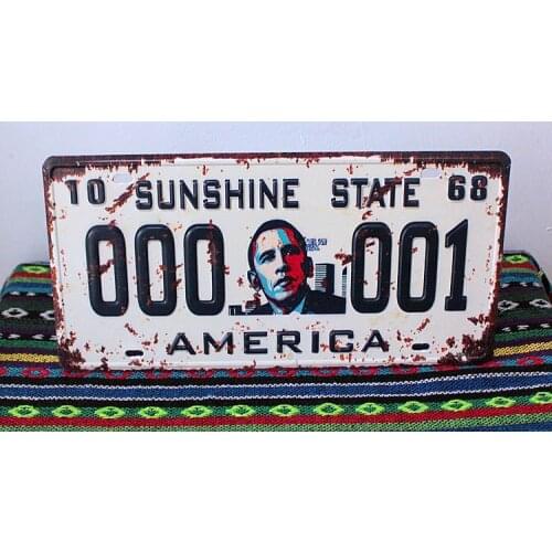 50pcs/lot Metal Sign shabby chic Wholesale Metal Tin Signs Art wall decor House Bar Cafe Retro License Plates iron painting Q-22