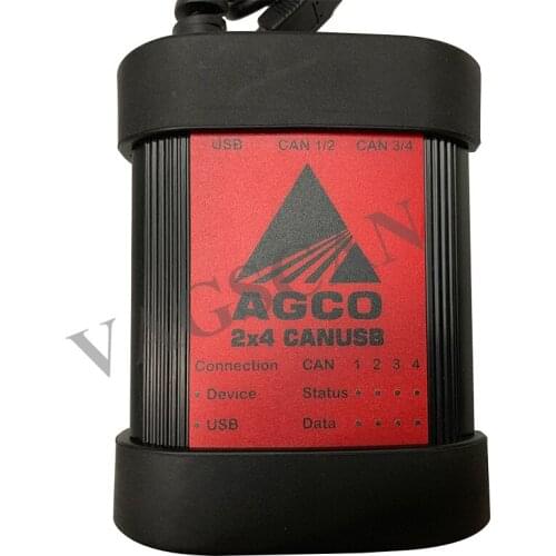 CANUSB Interface For AGCO Diagnostic kit FOR AGCO CANBUS FENDT FenDias Massey Ferguson for AGCO SISU Power WinEEM4 Service Tool