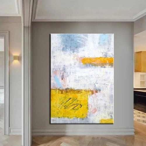 100% Hand Painted Simple Abstract Wall Art Oil Painting On Canvas Big Size Decorative For Living Bedroom Home Decoration