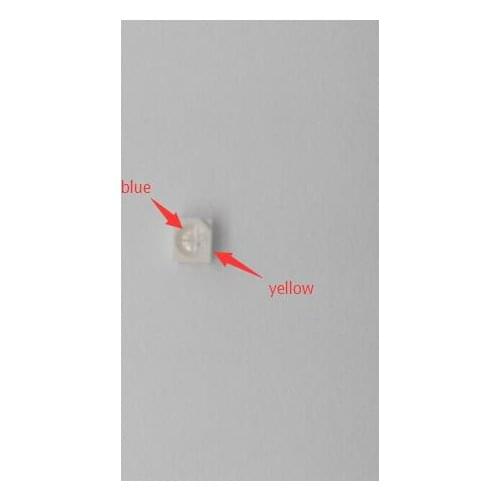 Yellow&Blue Bicolor smd led 3528 light diode 1210 surface mount chip led light emitting diode CE&Rohs