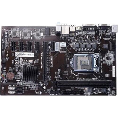 H81 BTC ETH motherboard 6GPU 6PCI-E 6 graphics H81A-BTC B250 MINING EXPERT motherboard LGA 1150 H81 BTC TB85 mining motherboard