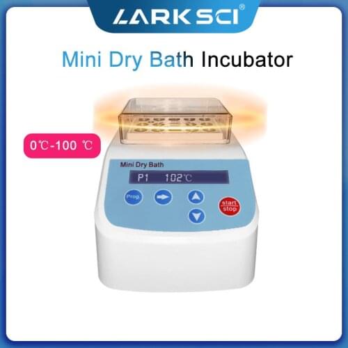 MINIC 0-100 ℃ Constant Cooling Heating Temperature Digital Display Metal Block Portable Dry Bath Incubator