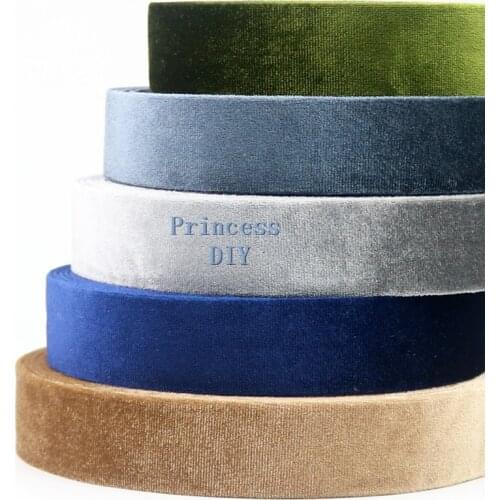 5Meter/L 13 30mm 50mm Soft Smooth Korean Thick Velvet Ribbon Fabric Cloth Layering DIY Bows Handmade Craft Decoration Material