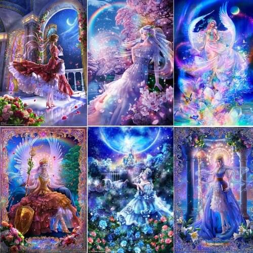 Dream angel Painting by numbers Stamping paint home decor canvas painting Supernatural Gift pictures by numbers 40*50